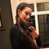 Lily Aldridge, enceinte. Décembre 2018.