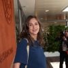 Ophélie Meunier, enceinte - Célébrités dans le village des internationaux de France de tennis de Roland Garros à Paris, France, le 6 juin 2019. © Jacovides-Moreau/Bestimage