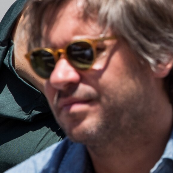 Marion Bartoli et Yahya Boumediene dans les tribunes lors des internationaux de tennis de Roland Garros à Paris, France, le 2 juin 2019. © Jacovides-Moreau/Bestimage