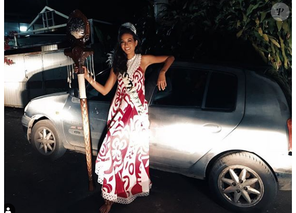 Vaimalama Chaves à Tahiti, le 22 juin 2018
