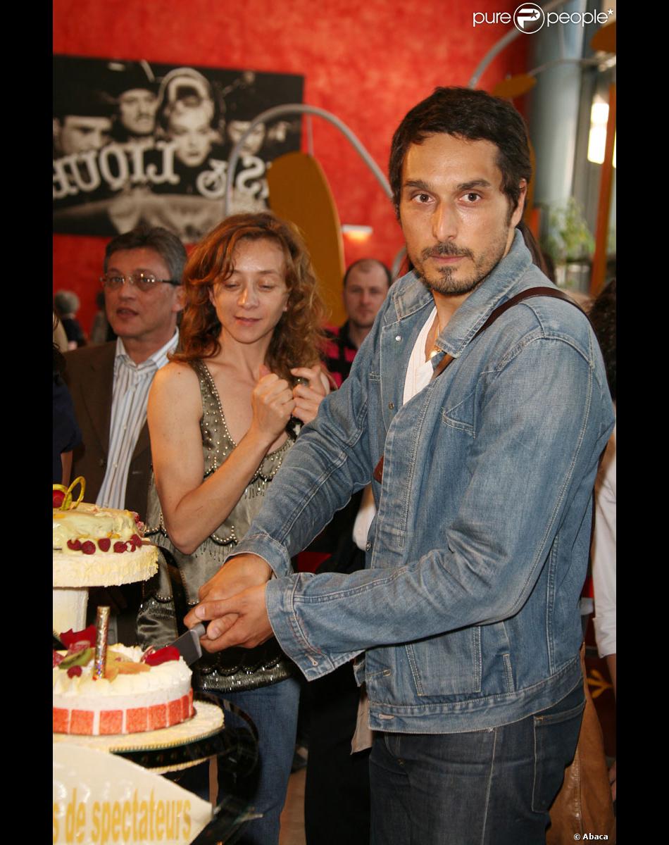 Famille Sylvie Testud Et Son Mari Sylvie Testud et Vincent Elbaz lors de l'inauguration de la Fête du