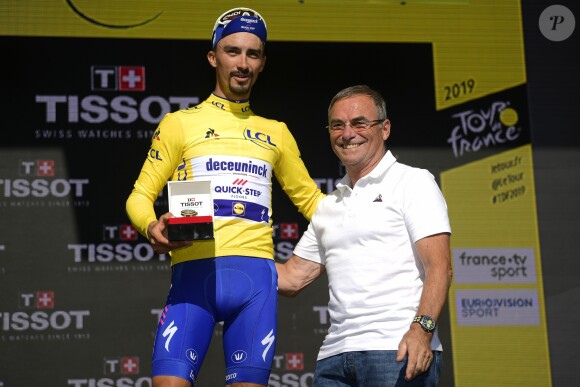 Hinault Bernard et Alaphilippe Julian (FRA) équipe Deceuninck - Tour de France 2019 - 13ème étape, Pau, le 19 juillet 2019. © Niko Vereecken / Panoramic / Bestimage