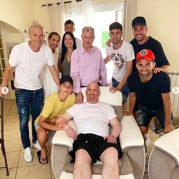 Enzo Zidane rend hommage à son oncle Farid, décédé le 12 juillet 2019 à Marseille, sur Instagram le 15 juillet 2019.