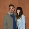 Christophe Michalak et sa femme Delphine au village lors des internationaux de tennis de Roland Garros à Paris, France, le 5 juin 2019. © JB Autissier / Panoramic / Bestimage
