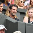 Patrick Mouratoglou dans les tribunes du tournoi de Wimbledon 2019 à Londres, le 11 juillet 2019.