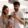 Jesta et Benoît avec bébé Juliann, le 20 juillet 2019.