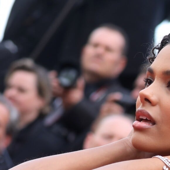 Tina Kunakey - Montée des marches du film "Les Misérables" lors du 72ème Festival International du Film de Cannes. Le 15 mai 2019 © Jacovides-Moreau / Bestimage