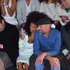 Vincent Cassel et sa femme Tina Kunakey - People lors du "Etam Live Show 2018" aux Beaux-Arts à Paris, le 25 septembre 2018. © Rachid Bellak/Bestimage