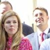 Carrie Symonds, la compagne de Boris Johnson - Boris Johnson succède à Theresa May au 10 Downing Street à Londres, en tant que nouveau Premier ministre, à Londres, le 24 juillet 2019.