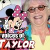Vidéo consacrée à la comédienne de doublage Russi Taylor, qui fut la voix de Minnie Mouse de 1986 à sa mort en juillet 2019, ainsi que d'autres personnages du monde de l'animation.