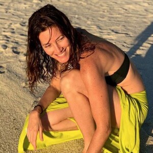 Mareva Galanter à Bora Bora. Juillet 2019.