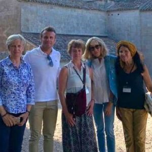 Dimanche 28 juillet 2019, Emmanuel et Brigitte Macron se sont rendus à L'Abbaye du Thoronet dans le Var.