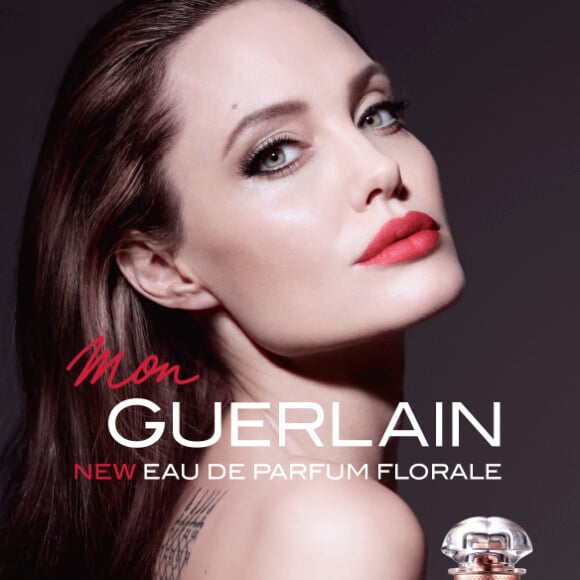 Angelina Jolie est l'égérie de l'Eau de Parfum de Guerlain.