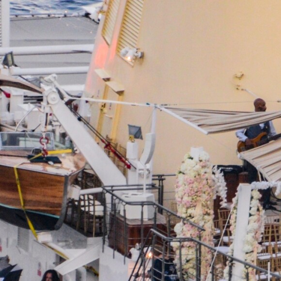 Heidi Klum et Tom Kaulitz se sont mariés à bord du yacht Christina O, au large de Capri. Le 3 août 2019.