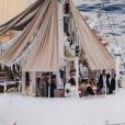 Heidi Klum et Tom Kaulitz se sont mariés à bord du yacht Christina O, au large de Capri. Le 3 août 2019.