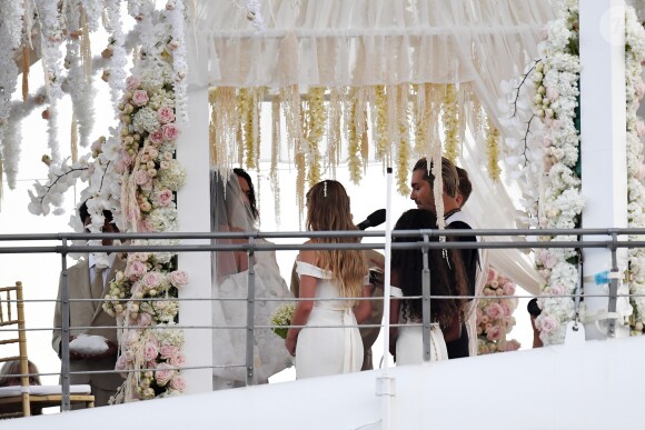 Heidi Klum et Tom Kaulitz se sont mariés à bord du yacht Christina O, au large de Capri. Le 3 août 2019.