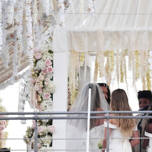 Heidi Klum et Tom Kaulitz se sont mariés à bord du yacht Christina O, au large de Capri. Le 3 août 2019.