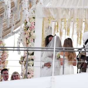 Heidi Klum et Tom Kaulitz se sont mariés à bord du yacht Christina O, au large de Capri. Le 3 août 2019.