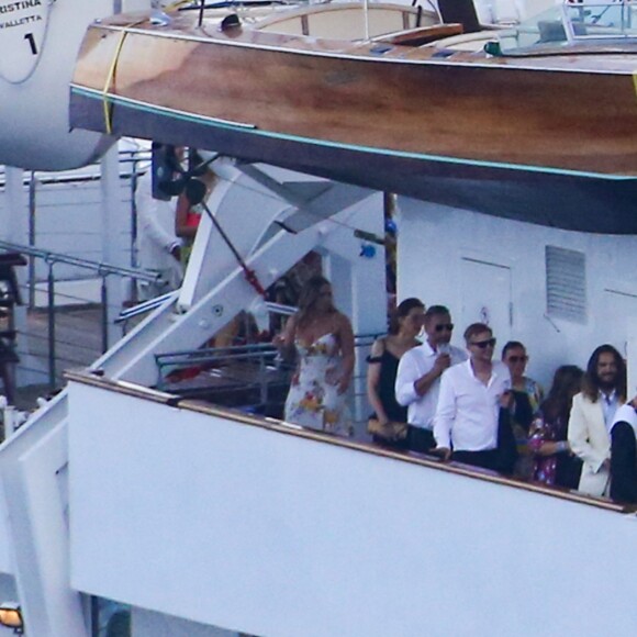 Heidi Klum et Tom Kaulitz se sont mariés à bord du yacht Christina O, au large de Capri. Le 3 août 2019.