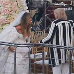 Heidi Klum et Tom Kaulitz se sont mariés à bord du yacht Christina O, au large de Capri. Le 3 août 2019.