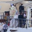 Heidi Klum et Tom Kaulitz se sont mariés à bord du yacht Christina O, au large de Capri. Le 3 août 2019.