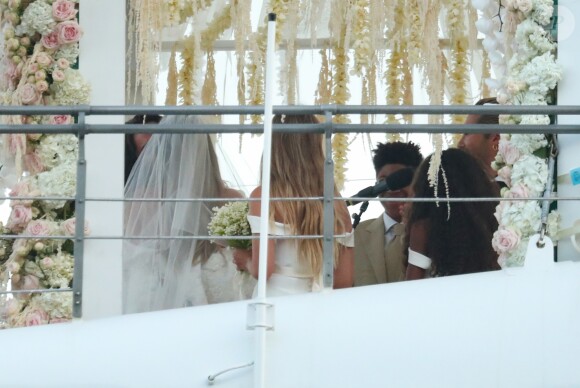 Heidi Klum et Tom Kaulitz se sont mariés à bord du yacht Christina O, au large de Capri. Le 3 août 2019.