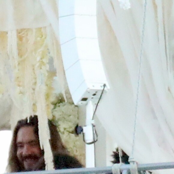 Heidi Klum et Tom Kaulitz se sont mariés à bord du yacht Christina O, au large de Capri. Le 3 août 2019.