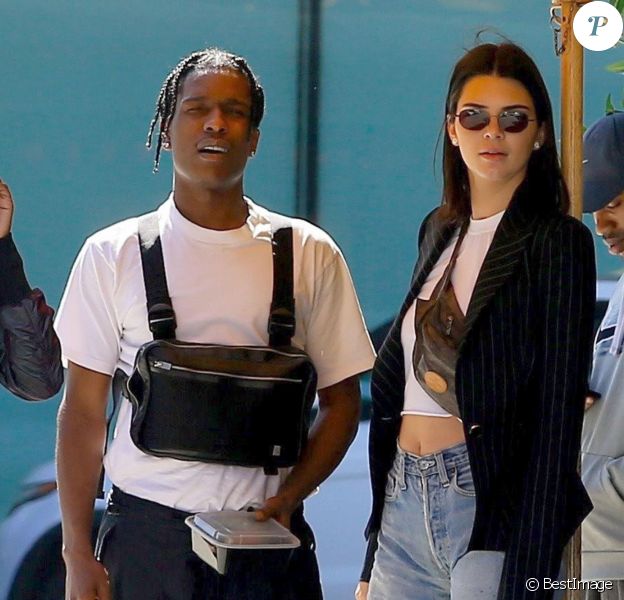 A Ap Rocky Libre Et Souriant Avec Son Ex Kendall Jenner Ravie Purepeople