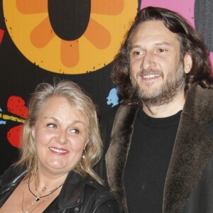 Valérie Damidot et son compagnon Régis Viogeat à la projection du film d'animation "Coco", Grand Rex de Paris, le 14 novembre 2017.