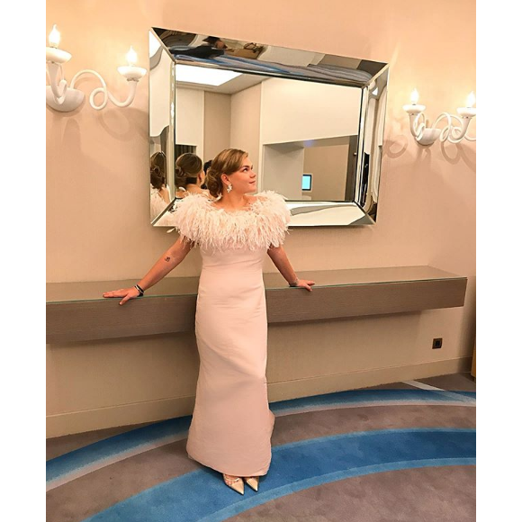 Camille Gottlieb au mariage de son demi-frère Louis Ducruet, le 27 juillet 2019.