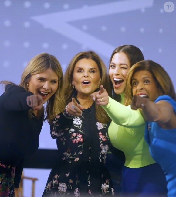 Ashley Graham est de passage sur une émission du matin de la NBC à New York le 9 janvier 2019.