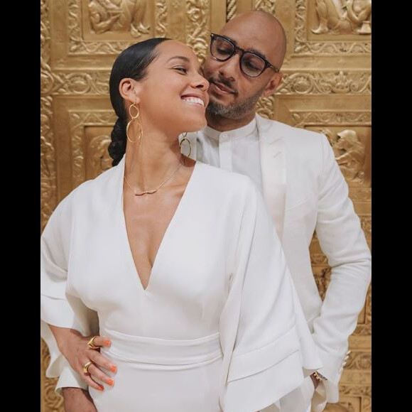 Alicia Keys et son mari SwizzBeatz fêtent leur 9 ans de mariage (août 2019).