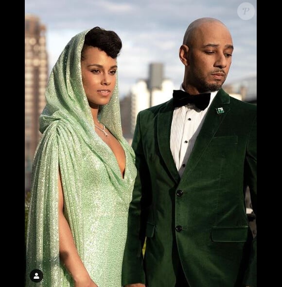 Alicia Keys et son mari SwizzBeatz fêtent leur 9 ans de mariage (août 2019).