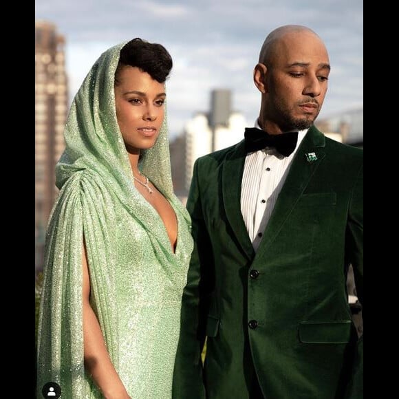 Alicia Keys et son mari SwizzBeatz fêtent leur 9 ans de mariage (août 2019).