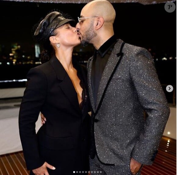 Alicia Keys et son mari SwizzBeatz fêtent leur 9 ans de mariage (août 2019).