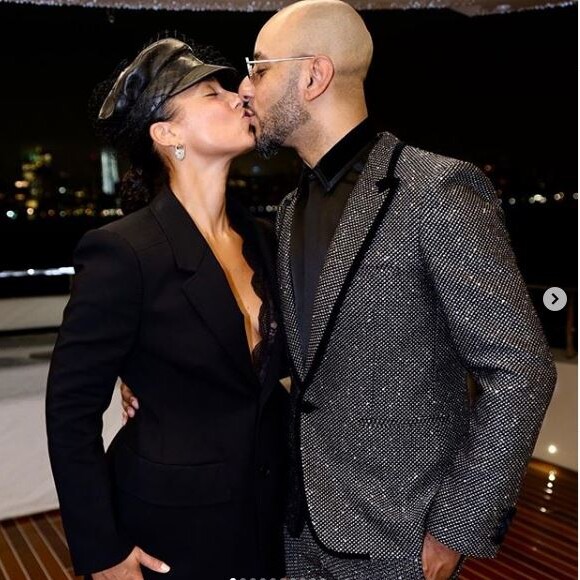 Alicia Keys et son mari SwizzBeatz fêtent leur 9 ans de mariage (août 2019).