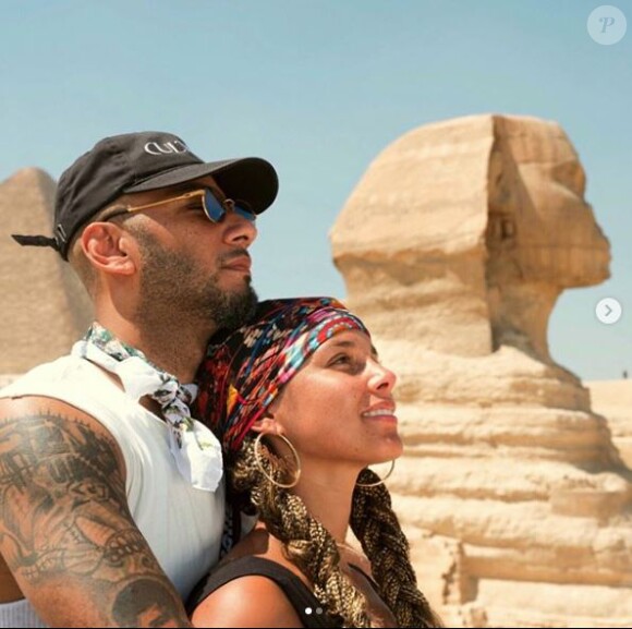 Alicia Keys et son mari SwizzBeatz fêtent leur 9 ans de mariage (août 2019).
