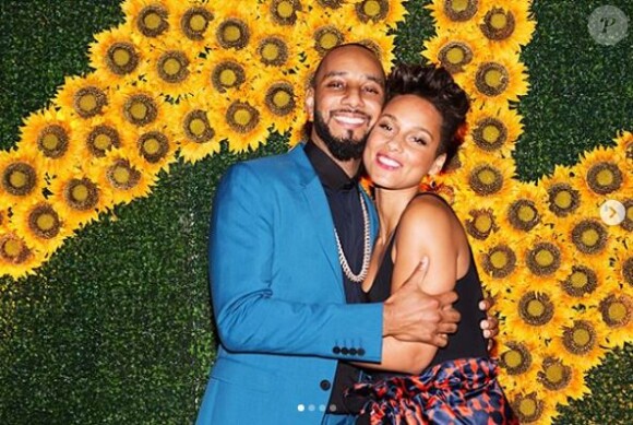 Alicia Keys et son mari SwizzBeatz fêtent leur 9 ans de mariage (août 2019).