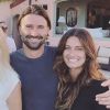 Le candidat à l'élection présidentielle américaine Corey Booker, Linda Thompson, son fils Brandon Jenner et sa compagne Cayley Stoker. Juillet 2019.