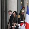Fleur Pellerin et son mari Laurent Olléon - Dîner d'Etat en l'honneur de la Corée avec la présidente Coréenne Mme Park Geun-hye reçue par François Hollande au palais de l'Elysée à Paris, le 3 juin 2016.