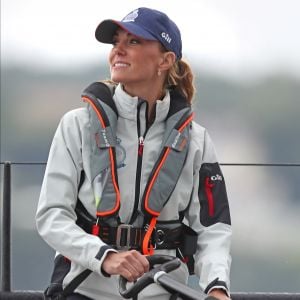 Catherine Kate Middleton - Le duc et la duchesse de Cambridge participent à la Régate King's Cup à Cowes le 8 août 2019.