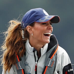 Catherine Kate Middleton - Le duc et la duchesse de Cambridge participent à la Régate King's Cup à Cowes le 8 août 2019.