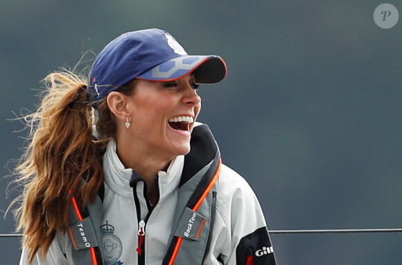 Catherine Kate Middleton - Le duc et la duchesse de Cambridge participent à la Régate King's Cup à Cowes le 8 août 2019.