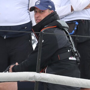 Le prince William - Le duc et la duchesse de Cambridge participent à la Régate King's Cup à Cowes le 8 août 2019.