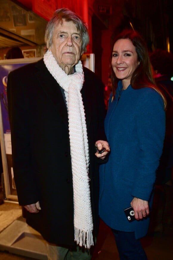 Exclusif - Jean-Pierre Mocky, Emmanuelle Boidron - Avant-première du film "Le Cabanon rose" au cinéma Le Desperado à Paris, le 1er février 2016. © Giancarlo Gorassini/Bestimage