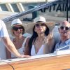 Yael Cohen - Jeff Bezos, Pdg d'Amazon, et sa compagne Lauren Sanchez lors d'une balade à Saint-Tropez avec famille et amis le 9 août 2019. Ensuite, ils reprennent un bateau. © Jacovides / Moreau / Bestimage