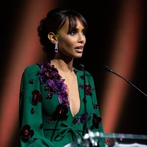 Exclusif -  Sonia Rolland (Présidente de Maïsha Africa) - Dîner de gala au profit de l'association "Maïsha Africa" de Sonia Rolland, qui vient en aide aux enfants du Rwanda, au Pavillon Gabriel, à Paris, France, le 17 décembre 2018. En vue de soutenir une partie du projet en faveur de la réhabilitation du service de néonatalogie du service pédiatrique de l'hôpital de Musanze au Rwanda, le gala est organisé avec le précieux parrainage de C.Descalzi-Pereira, présidente de la Fondation Congo Kitoko et de C.Brucker, directrice générale de L'Oréal Grand Public France. Plus de 125 000 euros de dons ont été récoltés pendant la soirée. Cette manifestation n'aurait pu avoir lieu sans le partenariat de la Fondation Congo Kitoko, Mixa et LVMH ainsi que la contribution du magazine Infrarouge et de la maison de Champagne Delarocque. © Gorassini-Moreau/Bestimage