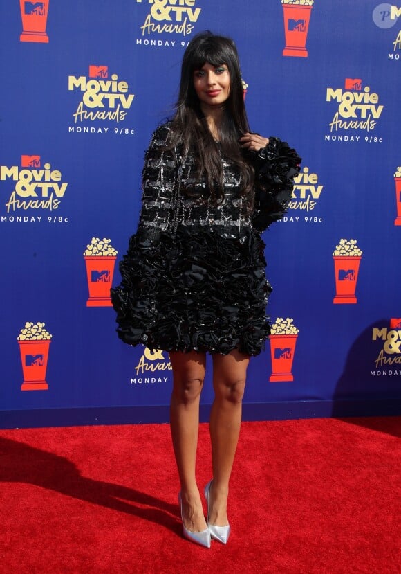 Jameela Jamil au photocall de la soirée des MTV Movie and TV Awards à Los Angeles le 15 juin 2019.