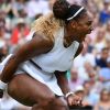 Serena Williams lors de la finale du tournoi de Wimbledon contre Simona Halep le 13 juillet 2019.