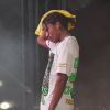 Le rappeur A$AP Rocky lors de son premier concert depuis sa sortie de prison, au Real Street Festival. Anaheim, Californie, le 11 août 2019.